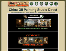 Tablet Screenshot of chinaoilpainting.com